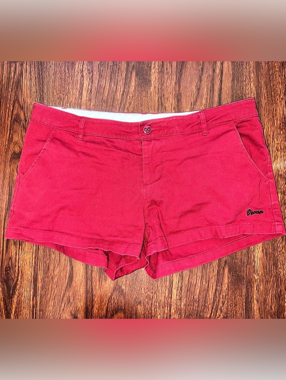 Dixxon Red Cargo Shorts